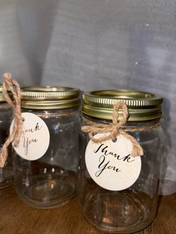 26 Clear 16 oz Mason Jars with Lids