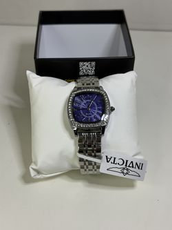 Invicta Wildflower 69361 Women’s Watch 31mm Steel Purple Dial Quartz NEW