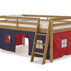 Twin Size Loft Bunk Bed 