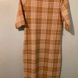 Plaid Striped Dress