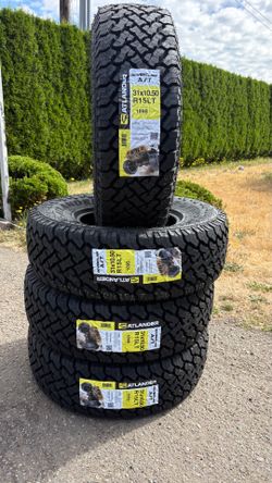 4 BRAND NEW ATLANDER 31x10.50r15 tires
