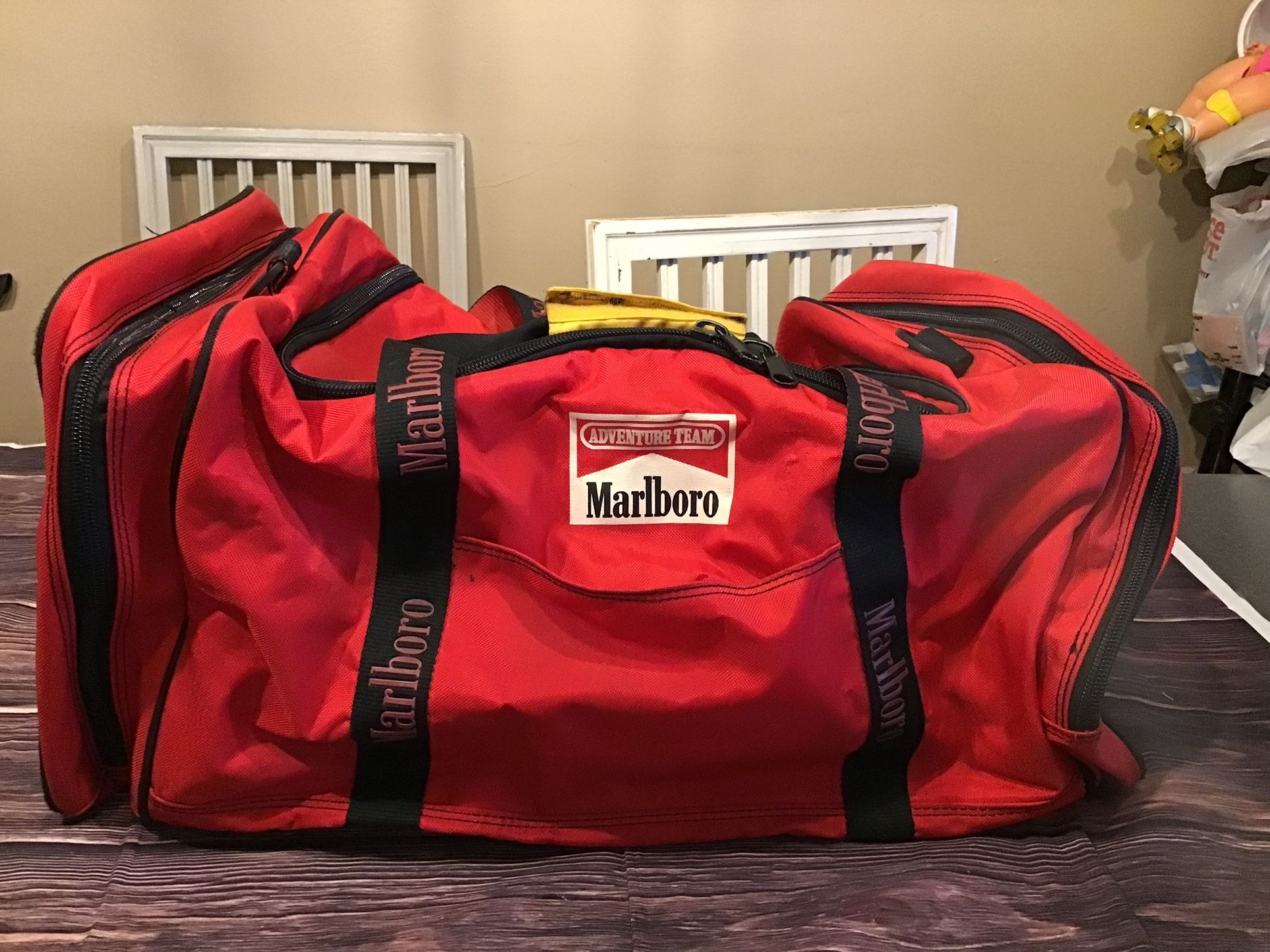Vintage Marlboro Duffle Weekend Bag -Preowned