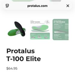 Protalus T-100 Elite Insoles 8M-9.5F