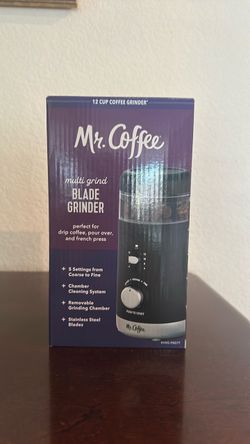 Mr. Coffee grinder used once, $8, no holds