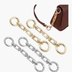 4 pieces 4.5 Inch Purse Strap Extender Bag Extender Chain Strap Extender