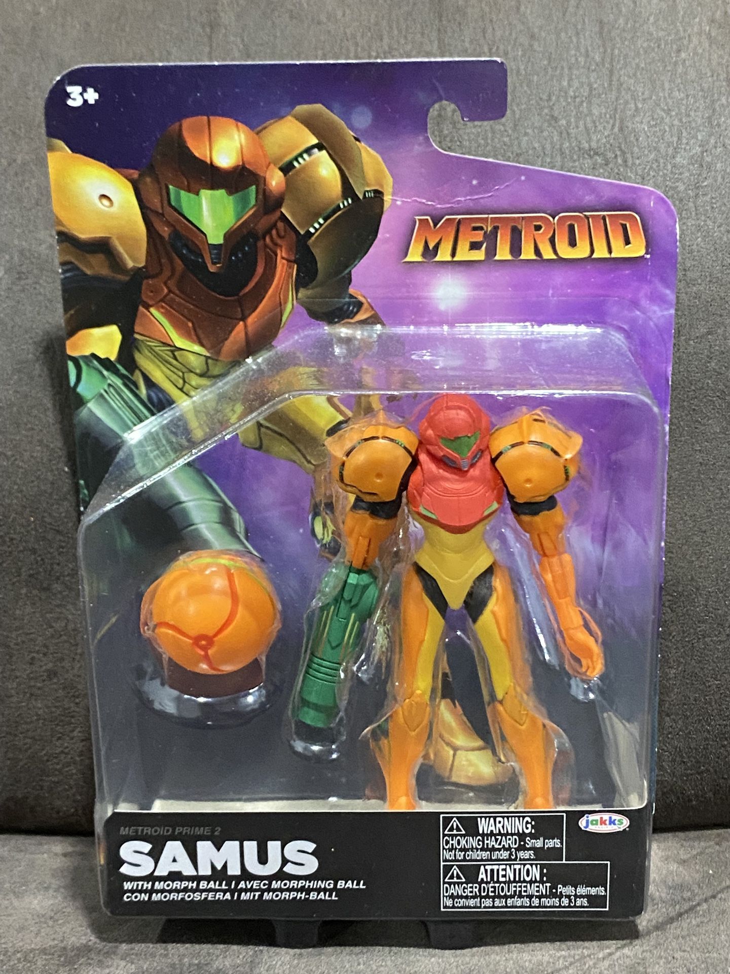 $25- Nintendo Metroid Prime 2 Jakks Samus Action Figure 