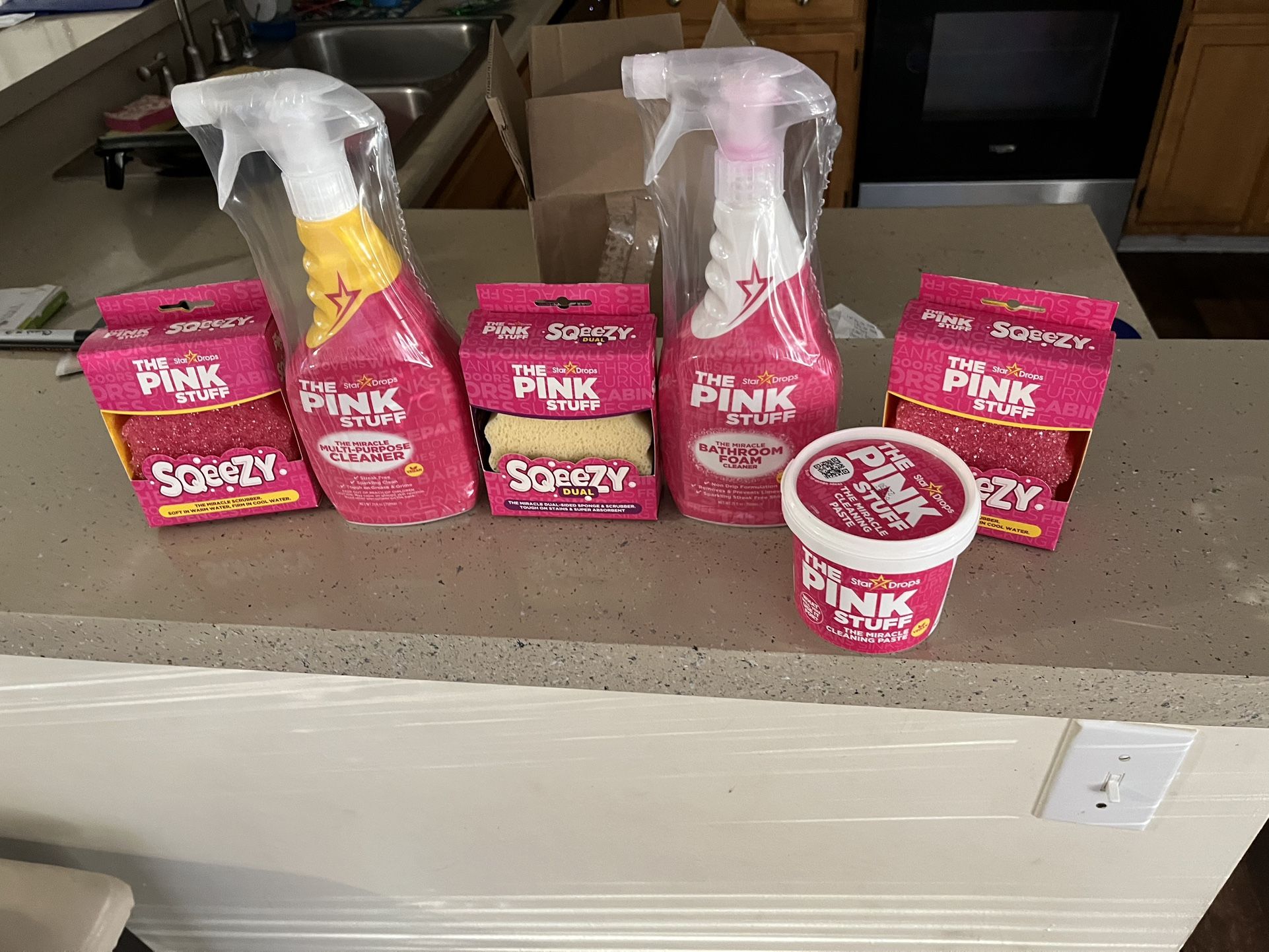 Cleaning Supplies And Printer