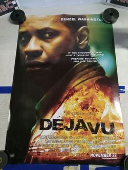 "Deja Vu" Original One-sheet Movie Poster 27x40 (2006) D/S