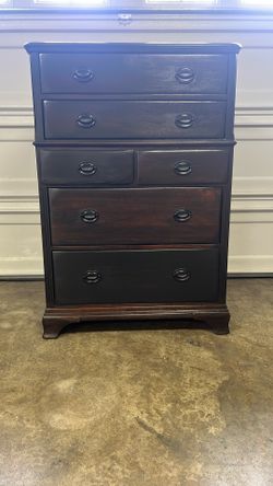 Vintage 6 Dresser, Solid Wood