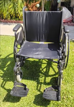 Wheelchai 22"Wide Light Weight Silla De Ruedas Liviana