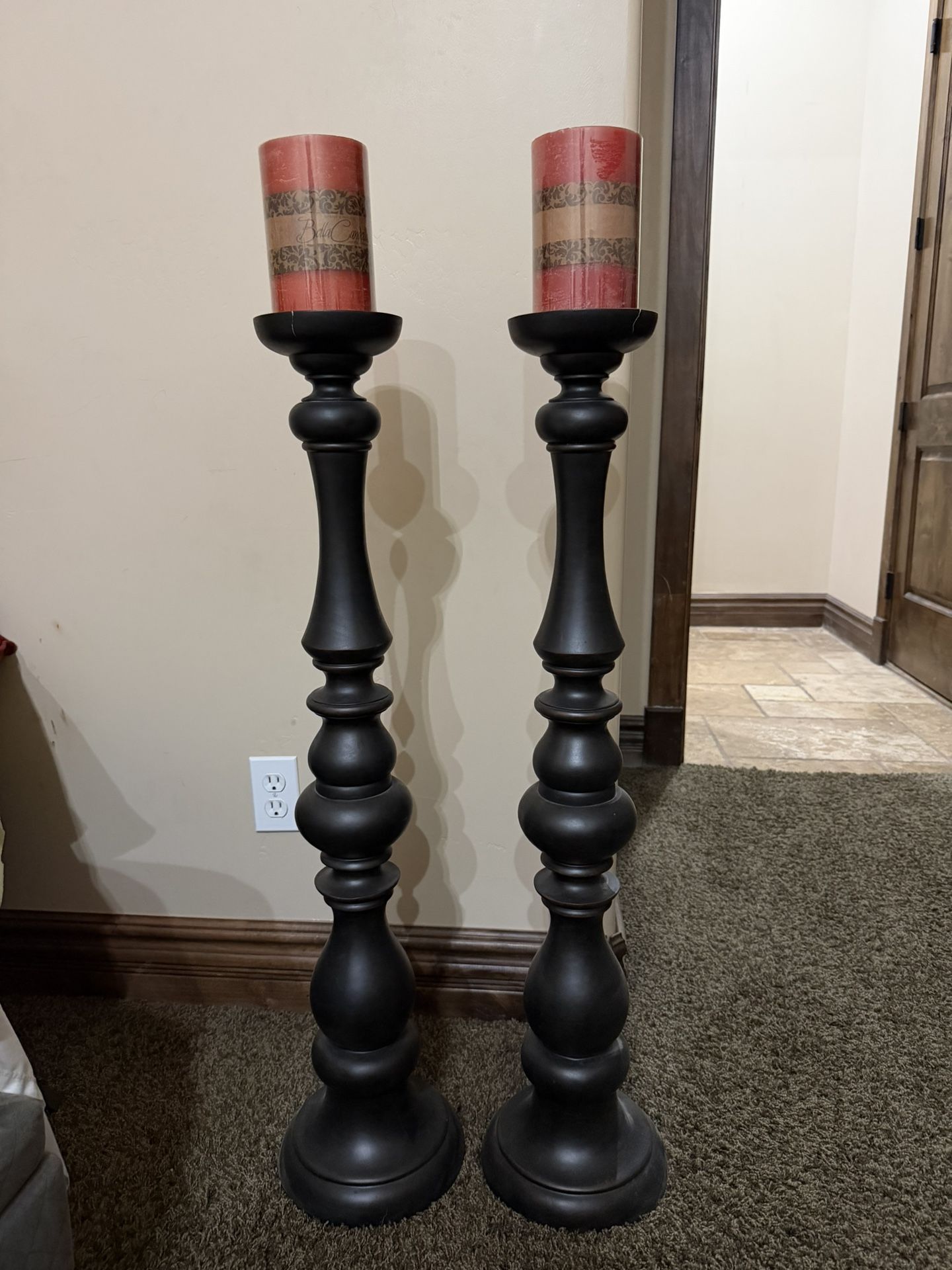 Home Decor - Tall Candle Sticks