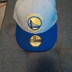 Golden State Warriors hat  LOW CROWN 7 1/2 Never Worn