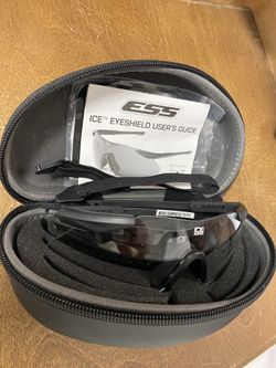 ESS Eyewear Ice 3LS Eyeshield Kit, Black