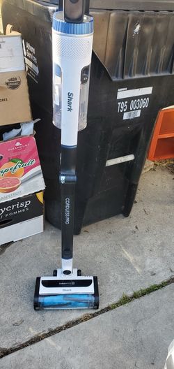 Used Shark Cordless Pro vacuum cleaner. It has a minor cosmetic imperfection on the tube, but it works perfectly.