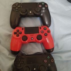 sony ps4 dualshock controller nearby