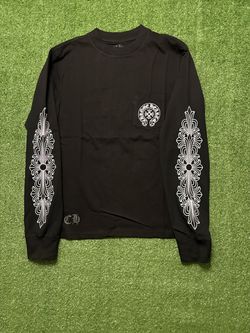 black chrome hearts long sleev shirt