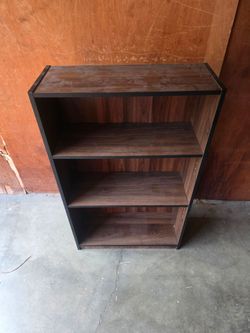 Wood Bookshelf / Storage Shelf – $25