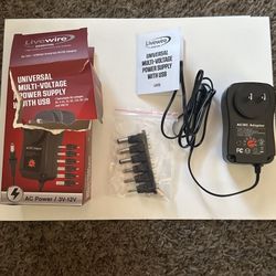 Live Wire Universal Multi Voltage Power Supply With USB $15