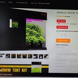 Gorilla Grow Tent 5x8 