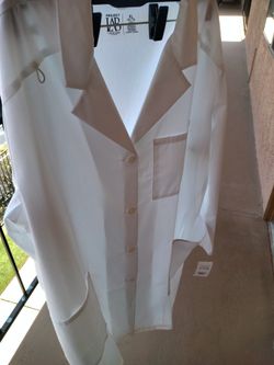 Brand New White Lab Coat With Tags