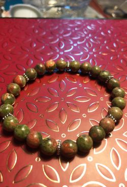 Unakite bracelet
