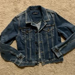 Earl Jean Women's Size Small Denim Jean Jacket Dark Wash