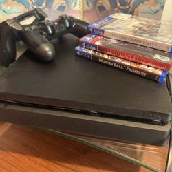 PS4 (Slim) with 2 Controllers - $125