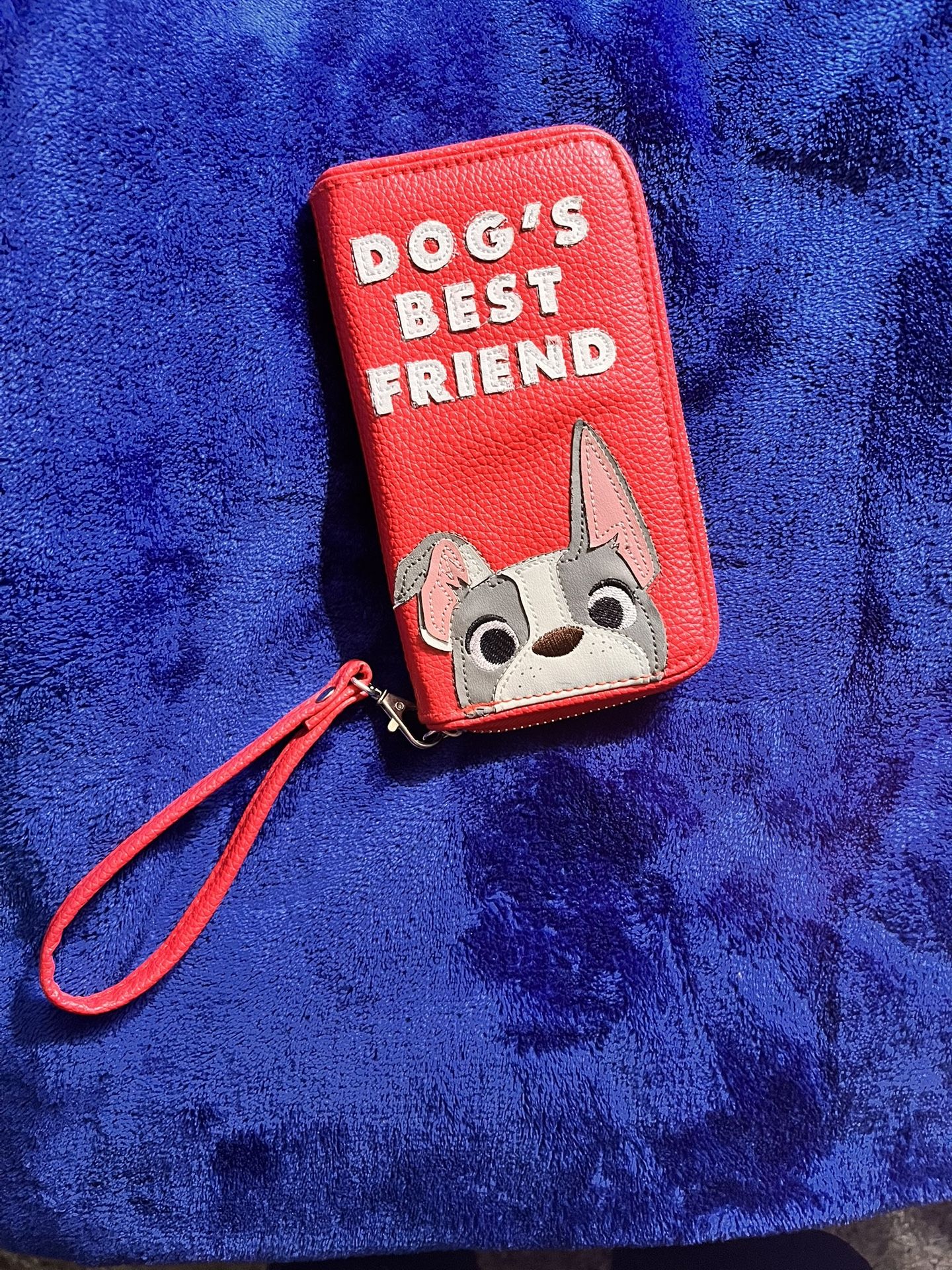 Adorable Winston from Disney/Pixar short "Feast" beautifully designed wallet bag/wristlet.
