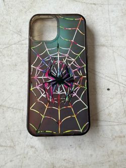 Holographic Spider Web iPhone Phone Case
