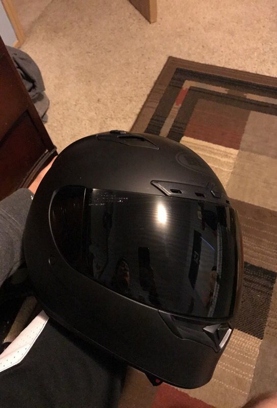Motorcycle Helmet M Bell DLX Blackout