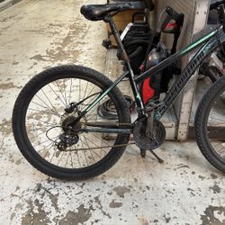 Black And Green Side Winder Bike 