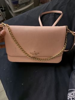Kate spade pink purse and white wallet