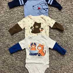 3-6 Month Boys Onesies