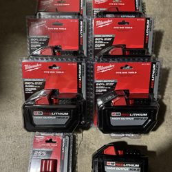 M18 Milwaukee Batteries 12.0/8.0