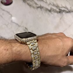 Iced Out Apple Watch Case And Band