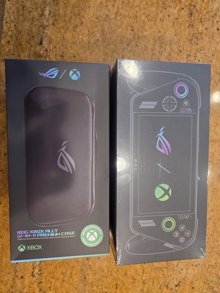 ASUS ROG Xbox Ally X Gaming Handheld & ASUS 2 In 1 Premium Case