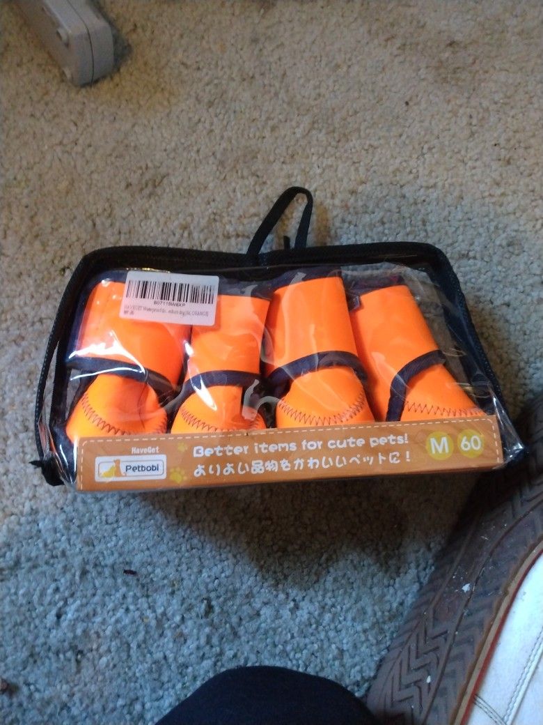 Dog Booties Waterproof Haveget Size M