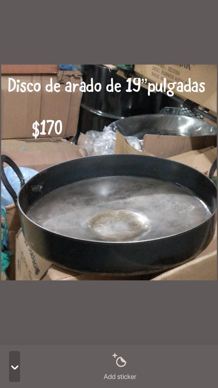 Discos De Arado Para Discadas De 19” Pulgadas