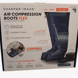Sharper Image Air Compression Boots Flex Leg Recovery System