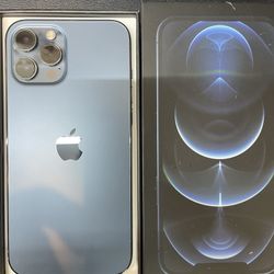 Apple iPhone 12 Pro Max 128GB Blue Unlocked For All Boost 11 Metro PCS Spectrum XR Cricket 13 Verizon X TMobile XS AT&T Sprint Att 