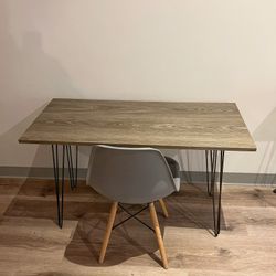 Office Desk, Wood Writing Table 43 Inch