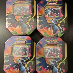 Mega charizard X tins