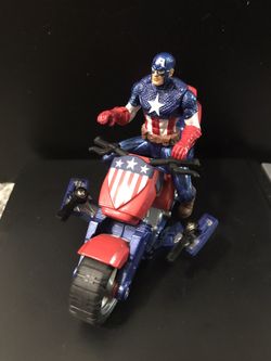 2011 Captain America On Motorcycle 