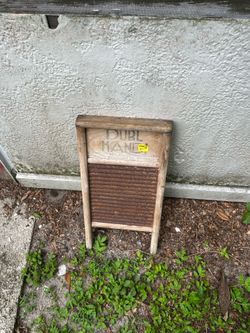 Antique wash board