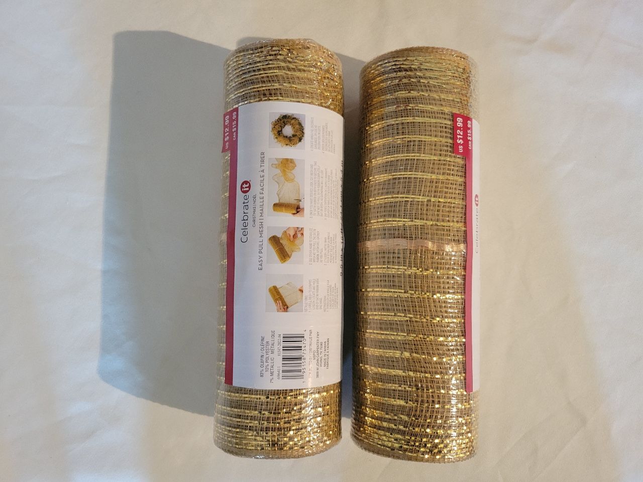 Metallic Gold Mesh