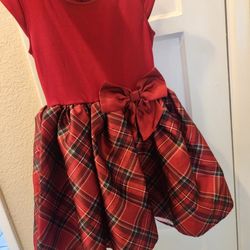 Girls Red Dress Size 4 To 6