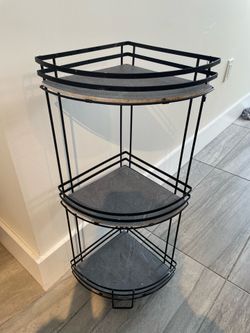 3 Tier bathroom storage corner shelf