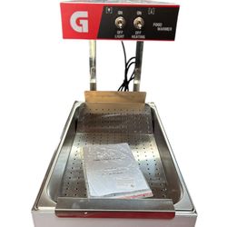 New Commercial French Fry Dump Station Warmer Counter Top 120v Commercial Restaurant Hot Food Fries Chicken Holder Station 