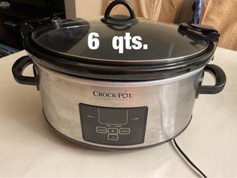 6  qts. programmable  slow  cooker  -  $40