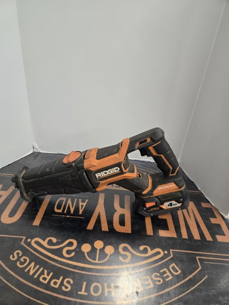 Rigid Gen 5x  Reciprocating Saw With Battery 